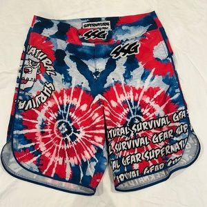 Supernatural Survival Gear Men’s Brazilian Jiu Jitsu Grappling Shorts - Size 30